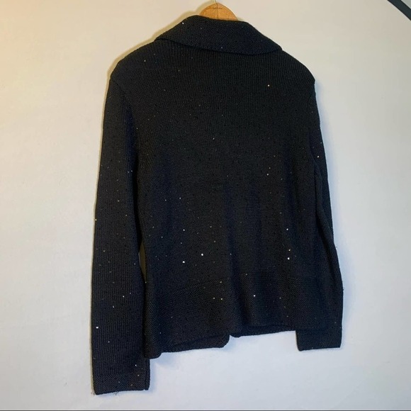 Talbots Wool blend sequined button down cardigan S - Picture 8 of 8